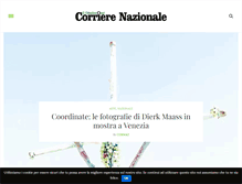 Tablet Screenshot of corrierenazionale.it